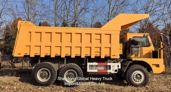 Nuevo camión de descarga de minería de 42 toneladas 6 * 4 375HP TL855B camión de descarga de la mina de oro Nowa