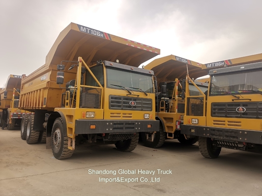 Nuevo camión de descarga de minería de 42 toneladas 6 * 4 375HP TL855B camión de descarga de la mina de oro Nowa