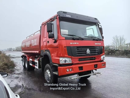 HOWO Cisterna de agua 6X4 20000 litros Bowser de rociador de agua Cisterna de agua
