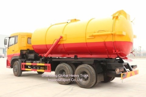 Buen precio Vehículos Dongfeng 6*4 Tanque de aspiración de alcantarillado Combinación de vacío Camiones de limpieza de alcantarillado