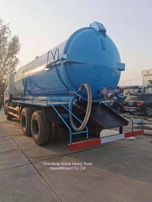 16cbm Shacman Vehículo de succión fecal Cisterna de aguas residuales Camión de succión de aguas residuales