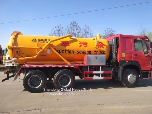 Dongfeng 6*4 de alta calidad 290HP camión cisterna de aspiración de aguas residuales camión de aspiración de aguas residuales