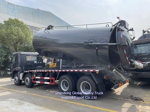 FAW 6X4 Motor bomba de alta presión 20000L Capacidad camión de succión de aguas residuales para la limpieza eficiente de alcantarillado