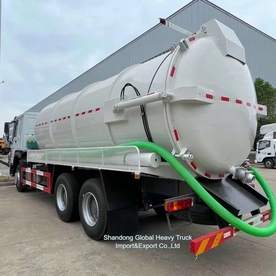 Sinotruk HOWO 6X4 20cbm Camión de aspiradores de aguas residuales