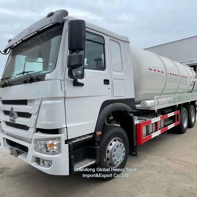 Sinotruk HOWO 6X4 Camión de succión de aguas residuales o fecales Camión de entrega Camión de transporte Camión de carga