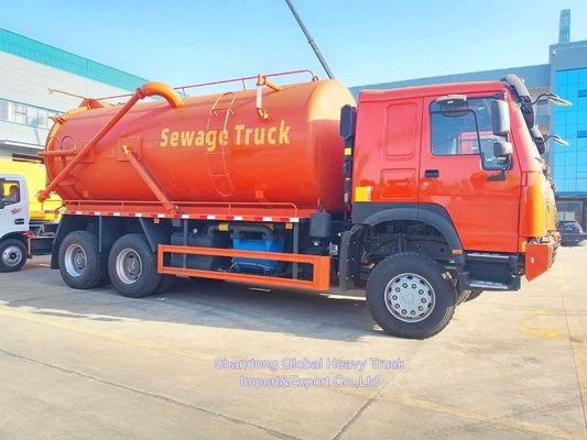 Shacman F3000 6X4 camión de aspiración de aguas residuales 20 metros cúbicos volumen 300 CV