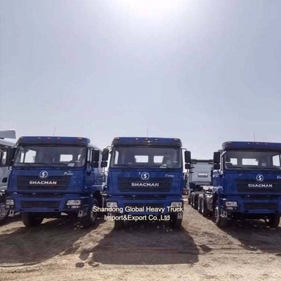 Camión tractor Shacman 6X4 Camión tractor de carga pesada 371HP Prime Mover Camión tractor de ruedas Dongfeng