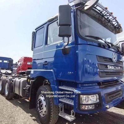 Tractocamión Shacman 6X4 371HP Cabezal Tractor con Neumáticos 12.00R20 para Carga Pesada