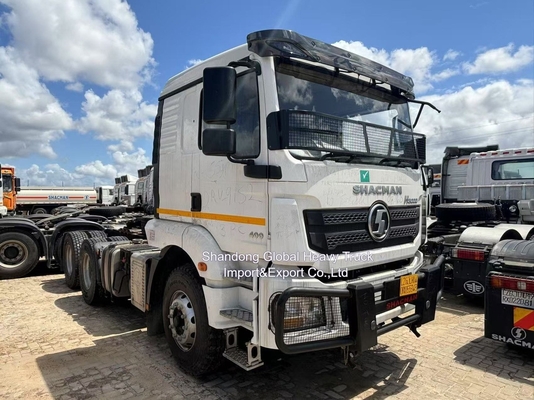 6X4 Dirección izquierda o Dirección derecha 380HP Shacman F3000 Tractor Trailer Usado Camión de cabeza de tractor