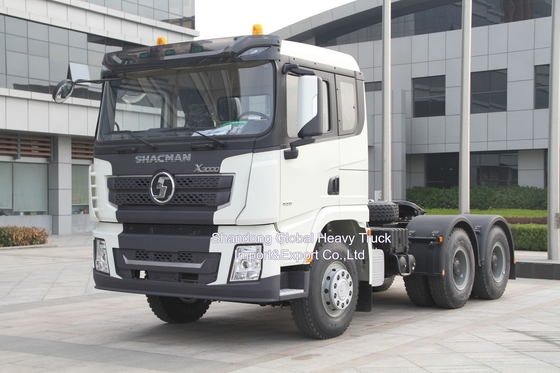 6X4 Dirección izquierda o Dirección derecha 380HP Shacman F3000 Tractor Trailer Usado Camión de cabeza de tractor