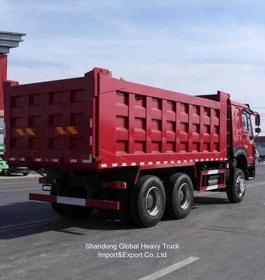 Transmisión manual Sinotruk HOWO 380 CV 6X4 Camión de descarga
