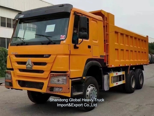 Buena calidad 371HP 375HP 6*4 10 ruedas usadas HOWO camión de basura camión de tirón para el mercado africano
