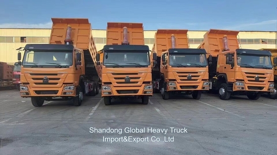 Buena calidad 371HP 375HP 6*4 10 ruedas usadas HOWO camión de basura camión de tirón para el mercado africano