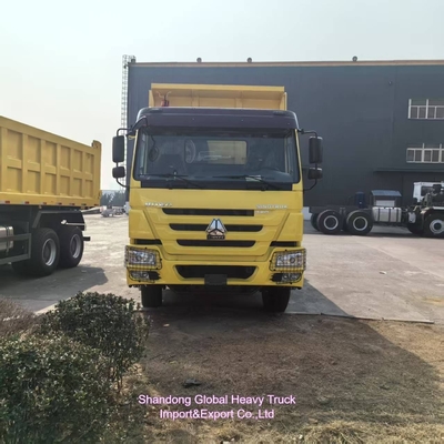 Sinotruk 6X4 de 10 ruedas HOWO camión de basura material de acero usado exportado a África