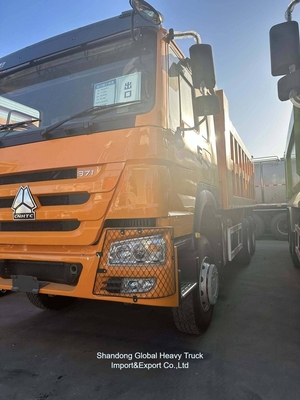 Usado Director de mano izquierda reacondicionado Tipo pesado 6X4 HOWO camión de descarga de 10 ruedas camión de descarga