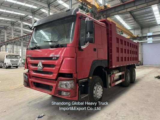 Transmisión manual Sinotruk HOWO 380 CV 6X4 Camión de descarga