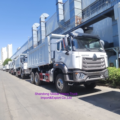 12 ruedas Hohan Sinotruk usado HOWO 8X4 Ex N Nx camión de descarga 371HP 380HP