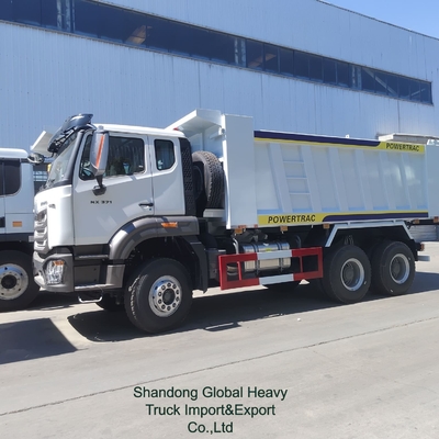 China Diesel Shacman X3000 Minería 8X4 Empujador / camión de descarga pesado