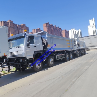 HOWO 7 8X4 371HP Tipper Sinotruk reacondicionado HOWO camión de basura 371HP 12 llantas