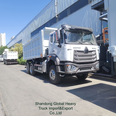 Sinotruk Nx 6X4 371HP 400HP Dumpertipper Diesel Sinotruk 10 ruedas 12 ruedas usadas HOWO camión de basura