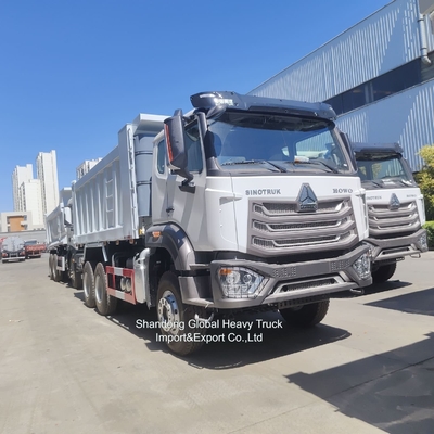 12 ruedas Sinotruck 40-60 toneladas Usado HOWO 8X4 371HP 375HP 380HP camión diésel de mano derecha camión de descarga