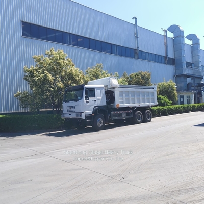 China Sinotruck HOWO 6X4 15 toneladas 10 ruedas volquetes 8X4 Wheeler 371HP 375HP Camión volquete usado