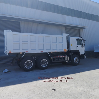 China Sinotruck HOWO 6X4 15 toneladas 10 ruedas volquetes 8X4 Wheeler 371HP 375HP Camión volquete usado