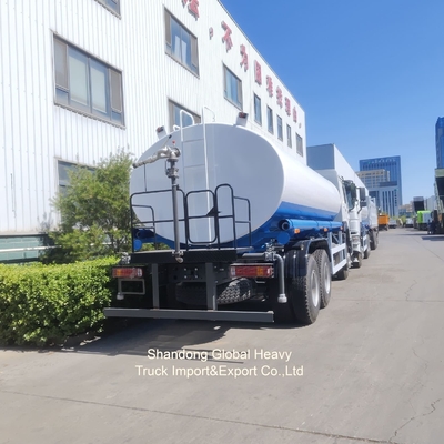 Sino HOWO Marca 6*4 20000L Cisterna de agua potable Cisterna de agua de acero inoxidable
