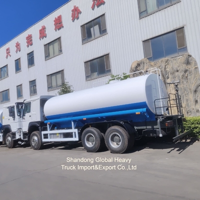 Sino HOWO Marca 6*4 20000L Cisterna de agua potable Cisterna de agua de acero inoxidable