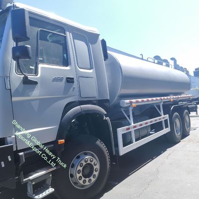 Camión cisterna HOWO 6×4 de 20000 litros, camión regador con tanque resistente a la corrosión