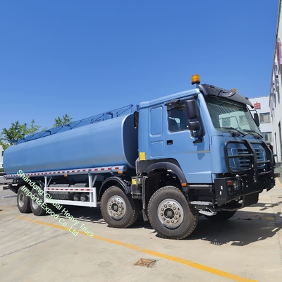Camión cisterna usado Sinotruk 8*4 de 12 ruedas LHD Rhd para entrega de diésel, combustible y aceite