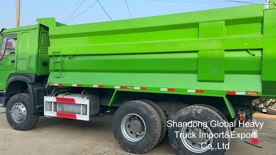 Camión volquete de servicio pesado Sinotruk HOWO 6X4/8X4 A7/T7 de segunda mano, 10/12 ruedas, 371 CV, 18-25 m³