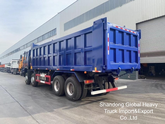 China Sinotruk HOWO Usado 371/375HP 8X4 manejo a mano derecha Mini camión de basura en stock