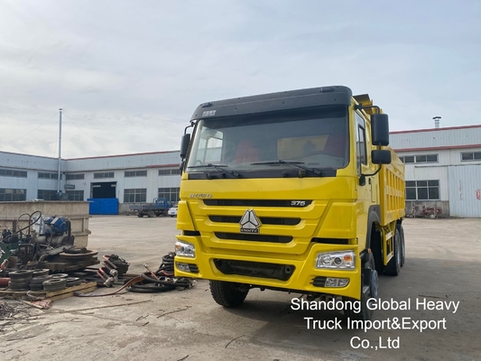 Camión volquete Sinotruk HOWO 6X4/8X4 A7/T7 usado de 10/12 ruedas, 371 CV/380 CV, 18-25 m³ para trabajo pesado