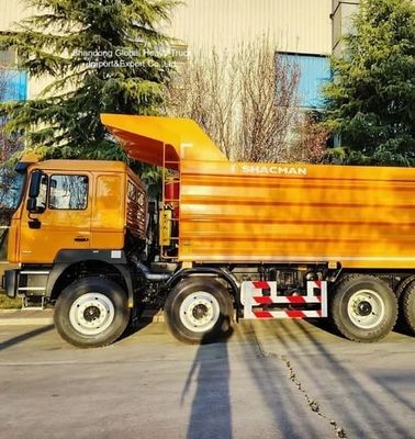 Shacman F3000 8x4 camión de descarga con motor de 420 hp y asiento de suspensión aérea para proyectos mineros de Mozambique