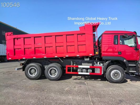 HOWO 8x4 Heavy-Duty Tipper Truck with 420hp Engine, Reinforced 8x4 Chassis, and High-Strength Steel Cargo Body for Tanzania Mining