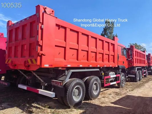 Camión volquete HOWO 8x4 con motor de 371 CV para carga útil de 40 a 60 toneladas y carrocería de minería reforzada