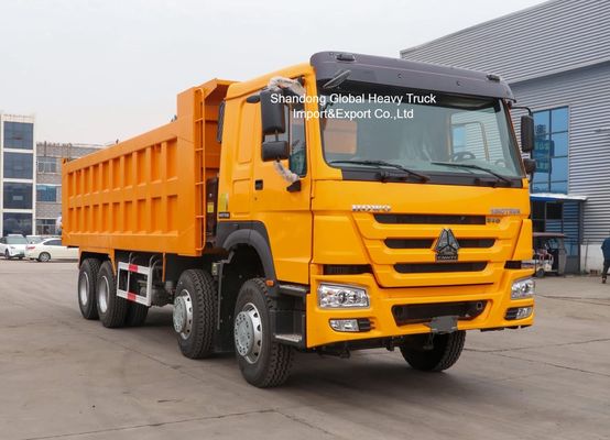 HOWO confiable 8x4 camión con motor de 420 hp y capacidad de 30-45 CBM para el transporte pesado en Tanzania