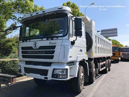 Camión volquete Shacman F3000 8x4 con motor de 420 hp y chasis de minería reforzado para minería y construcción de servicio pesado