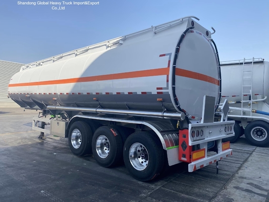 Semirremolque cisterna de diésel y gasolina de 3 ejes y 45000L con frenos ABS