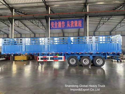 Semiremolque de cerca de 3 ejes de 50 toneladas con suspensión aérea