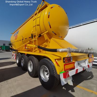 Remolque cisterna para cemento de 4 ejes, capacidad 40-80t, certificado ECE CE