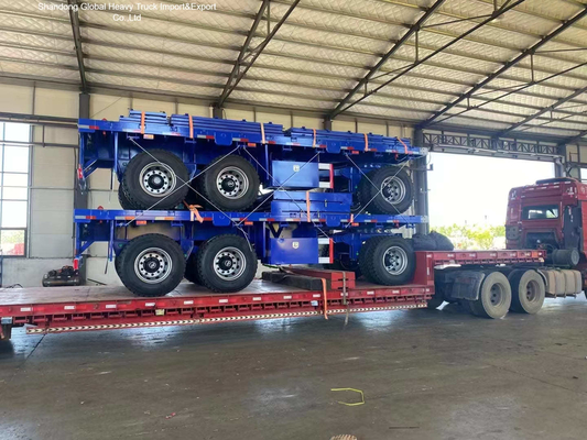 Semiremolque de 3 ejes para transporte agrícola e industrial