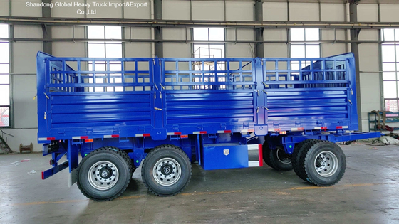 Semiremolque de 3 ejes para transporte agrícola e industrial
