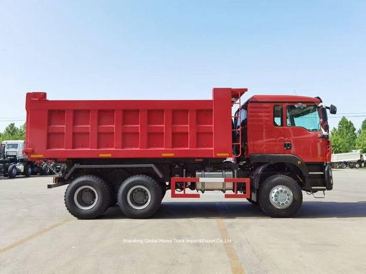 HOWO 6x4 camión de descarga con motor de 371 CV y carrocería de carga reforzada para el transporte pesado de minería
