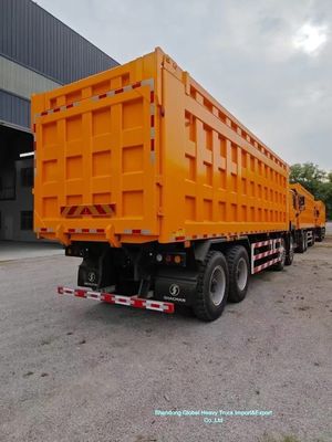 HOWO 6x4 camión de descarga con motor de 371 CV y carrocería de carga reforzada para el transporte pesado de minería