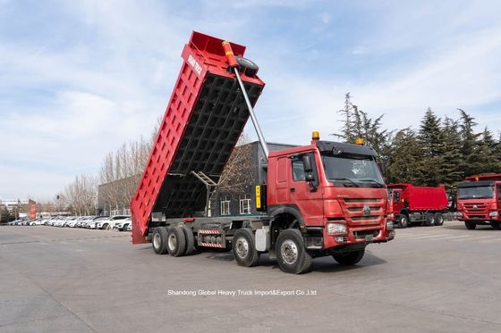 HOWO 8x4 400HP camión de descarga de 45T capacidad de trabajo pesado minería