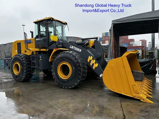 Cargadora de ruedas Liugong LW700KN de 7 toneladas con motor Weichai