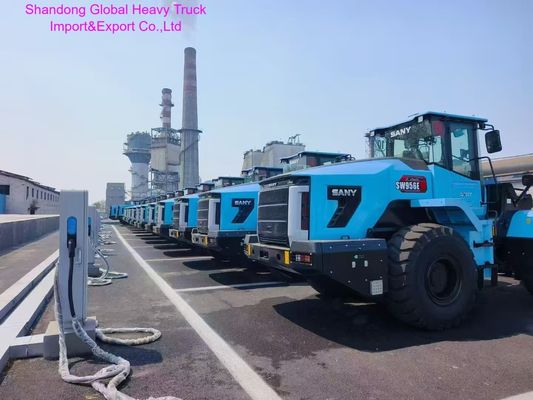Nuevo SANY SW955K-S 5.5T cargador de ruedas de carga nominal con capacidad de cubo de 3,0m3 y potencia de 162kW