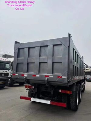 Sinotruk HOWO camión de descarga pesado con capacidad de carga de 25-30 toneladas 5600 × 2300 × 1500 mm Caja de carga y tanque de combustible de 400 litros